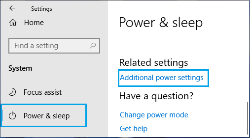 Windowsの設定画面での電源設定オプションの追加