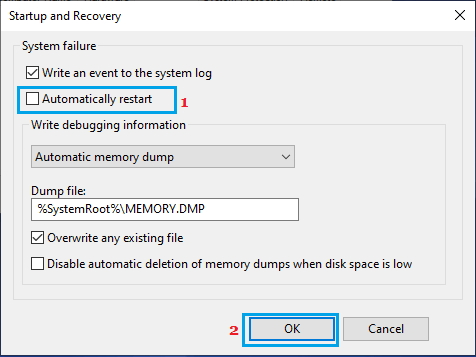 Windows 10/11の自動再起動を無効にする