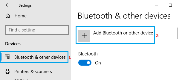 Windows 10でBluetoothデバイスのオプションを追加する