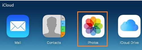 iCloud Driveの写真オプション