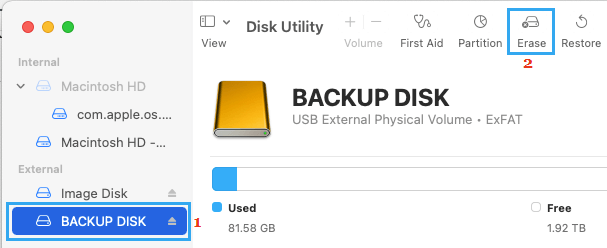 Macのディスクユーティリティでディスクを消去するオプションについて
