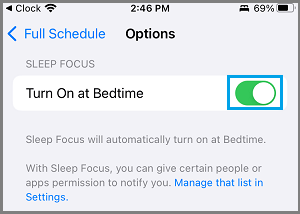 iPhoneの時計アプリで就寝時刻を設定する