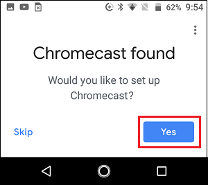 Google HomeアプリにChromecastが表示されるようになりました。