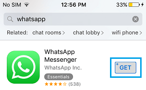 iPhone で WhatsApp メッセンジャーをダウンロード