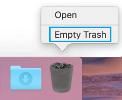 Macでゴミ箱を空にする