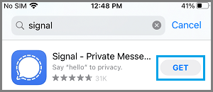 Signal Private Messengerのダウンロード