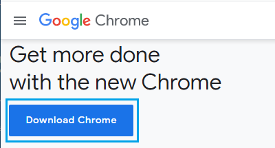 Chrome For Windowsのダウンロード