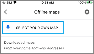 Google MapsのSelect Your Own Map Optionについて