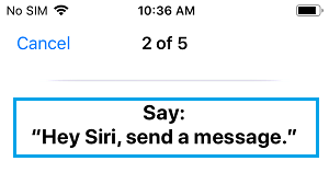 ヘイ Siri と言ってメッセージを送る