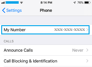 iPhoneのユーザー電話番号