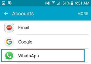 Android端末のアカウント画面にWhatsAppタブが表示される件