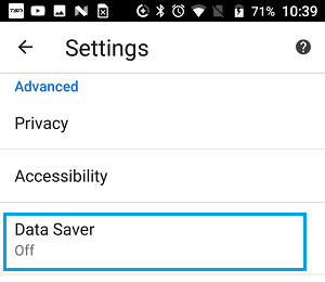 Android PhoneのChromeブラウザでデータセーバーを選択できるようになりました。