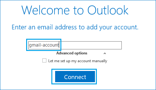 Microsoft OutlookにGmailアカウントを追加する