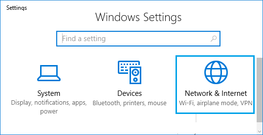 Windows 10のネットワークとインターネットの設定オプション