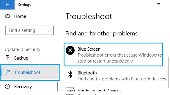 Windows 10のブルースクリーンのトラブルシューティング