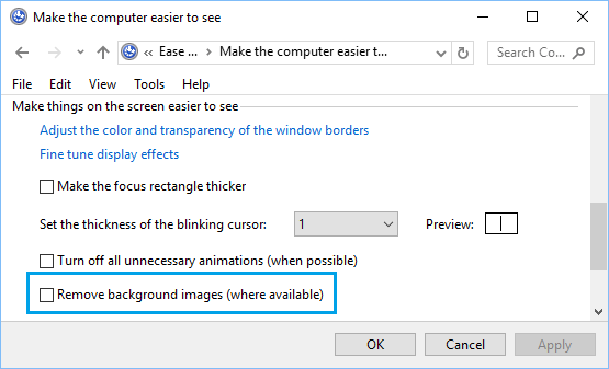 Windows 10の背景画像の削除オプションの無効化