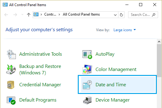 Windowsのコントロールパネルにある「日付と時刻」タブ