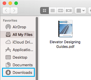 Macのサイドバーメニューにダウンロードフォルダを表示する